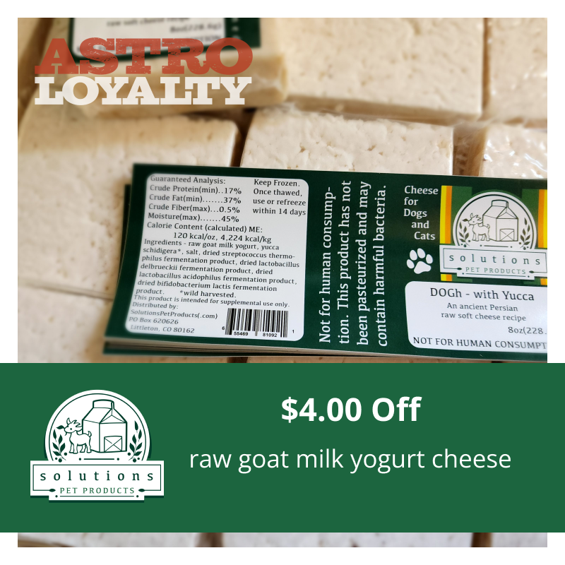 Solutions Pet Products Goat Cheese Sale