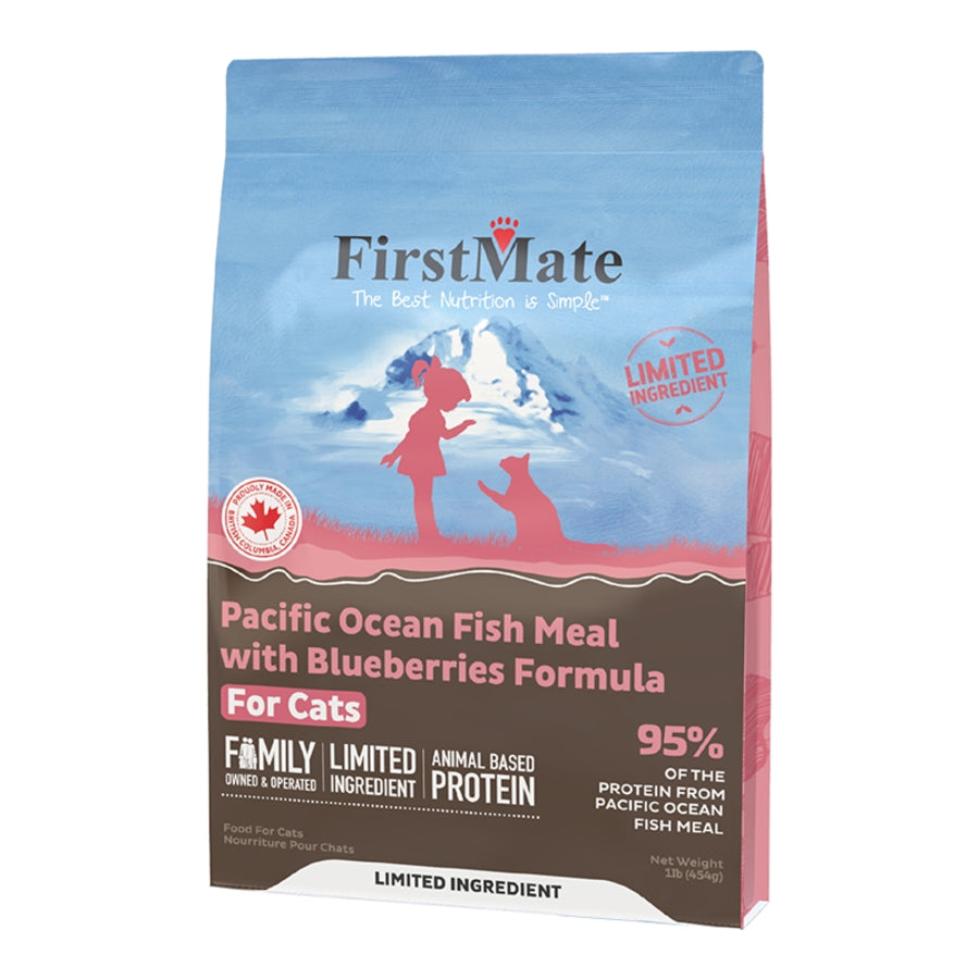 FirstMate Pacific Ocean Fish Meal With Blueberries Formula Cat Food