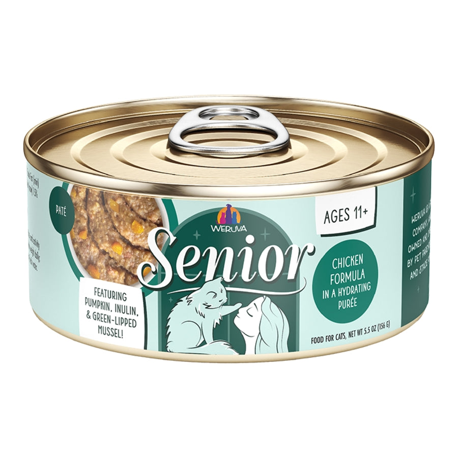 Weruva Senior Chicken Formula in Hydrating Purée Canned Cat Food