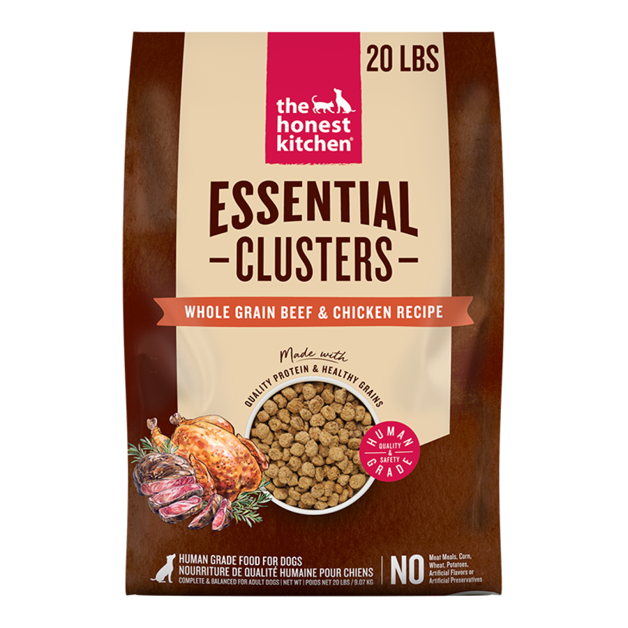 The Honest Kitchen Essential Clusters Whole Grain Beef &amp; Chicken Dog Food