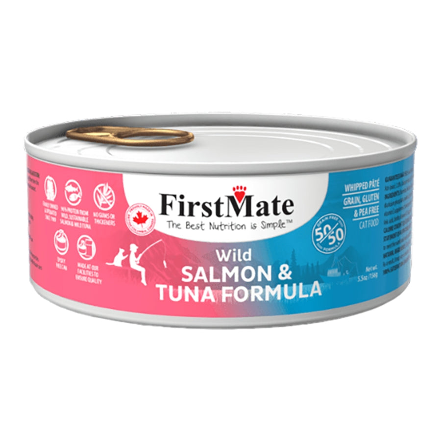 FirstMate Wild Salmon &amp; Wild Tuna 50/50 Formula Canned Cat Food