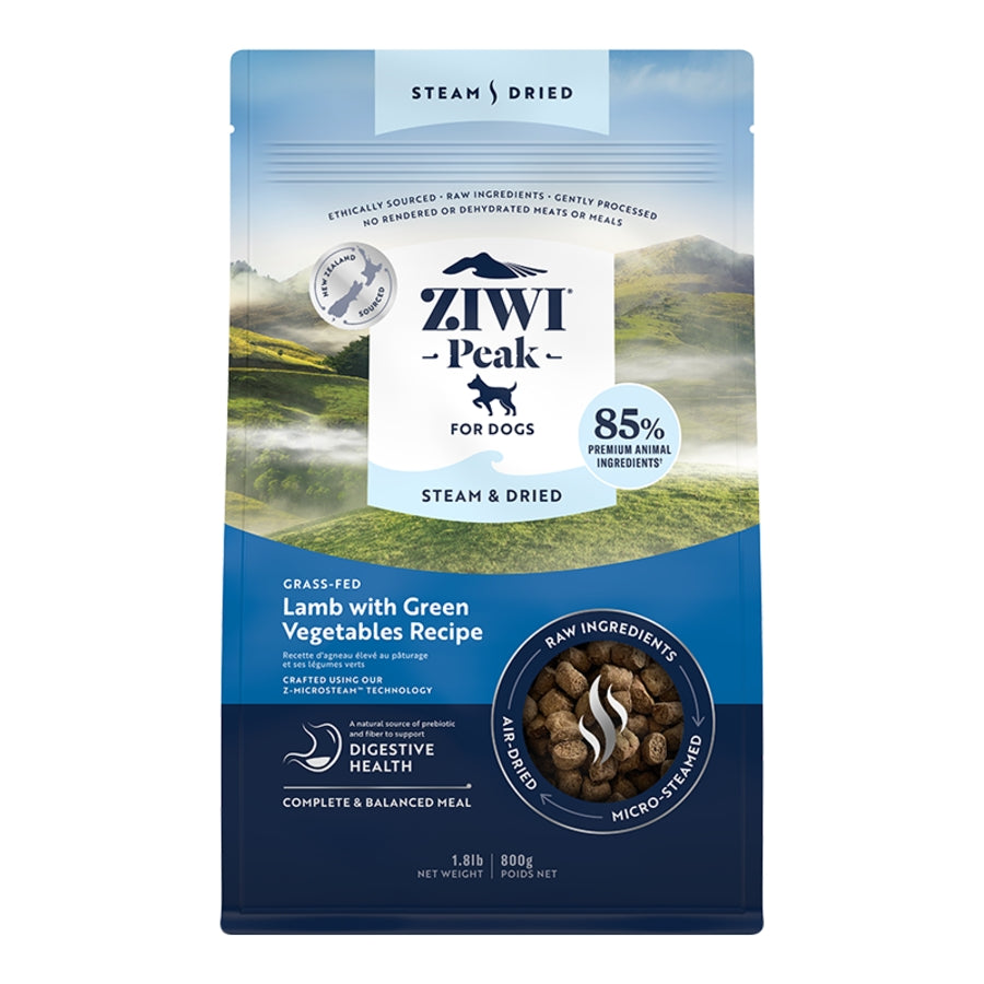 Ziwi Peak Stream &amp; Dried Lamb with Green Vegetables Dog Food
