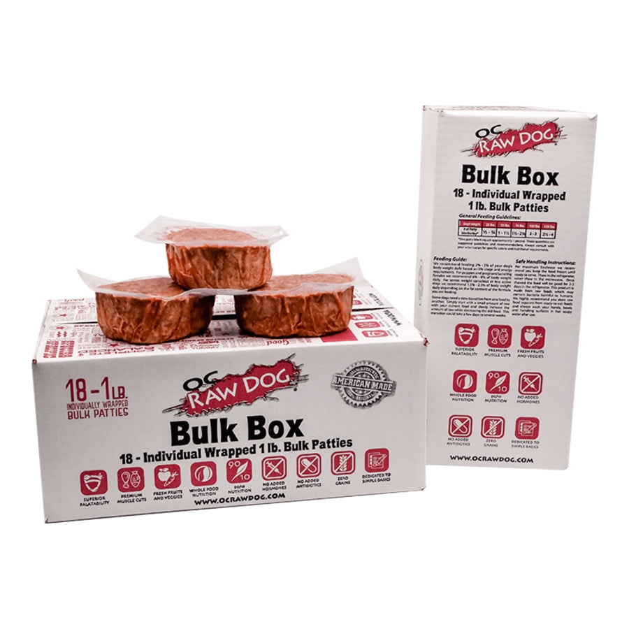 OC Raw Frozen Raw Beef &amp; Produce Dog Food