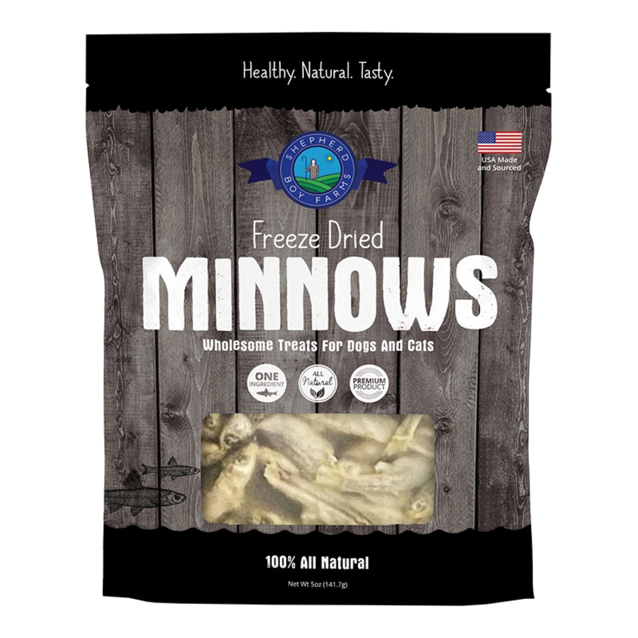 Shepherd Boy Farms Freeze-Dried Minnow Dog & Cat Treats