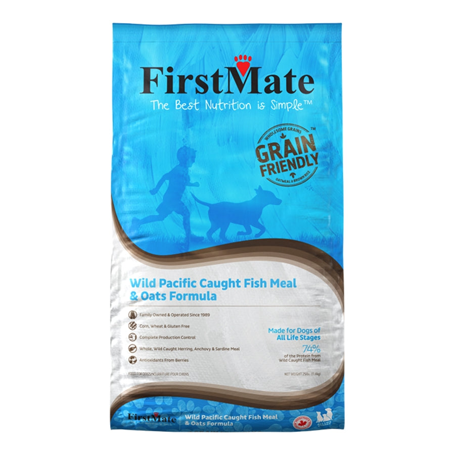 FirstMate Wild Pacific Caught Fish &amp; Oats Formula Dog Food