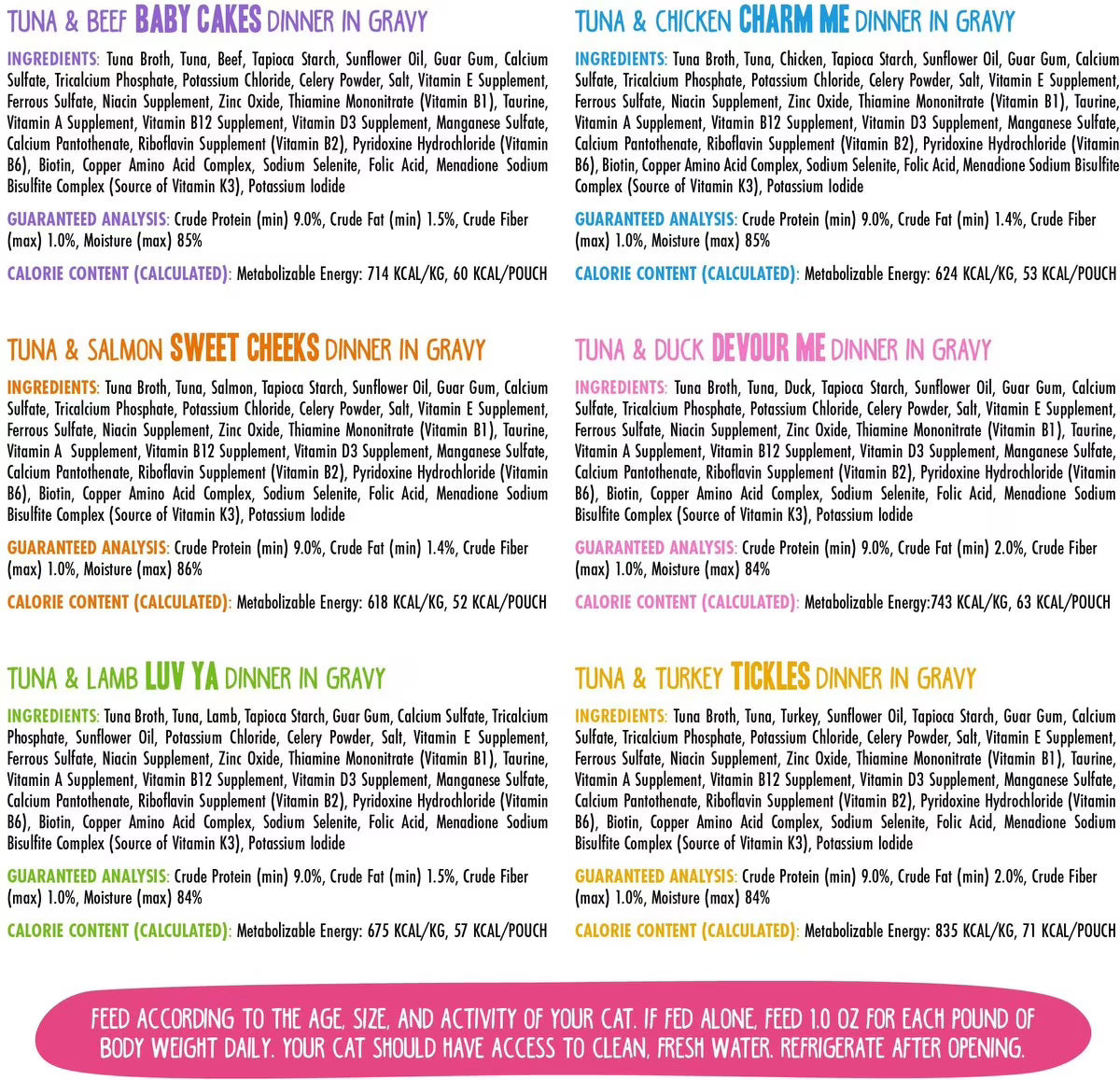 BFF OMG Gravy! Rainbow Á Gogo Variety Pack Cat Food Pouch