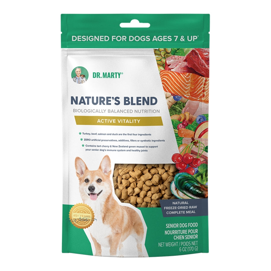 Dr. Marty Freeze-Dried Raw Nature&#39;s Blend Active Vitality Dog Food