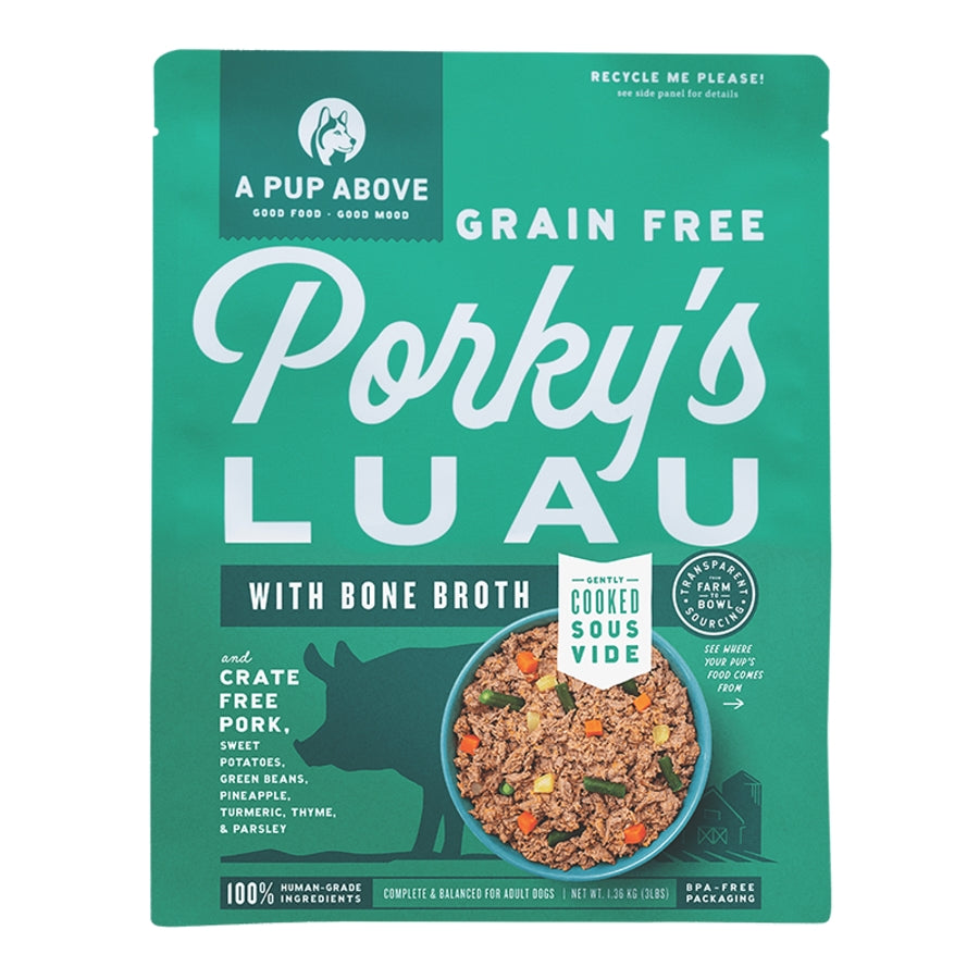 A Pup Above Grain Free Porky&#39;s Luau Gently Cooked Frozen Dog Food