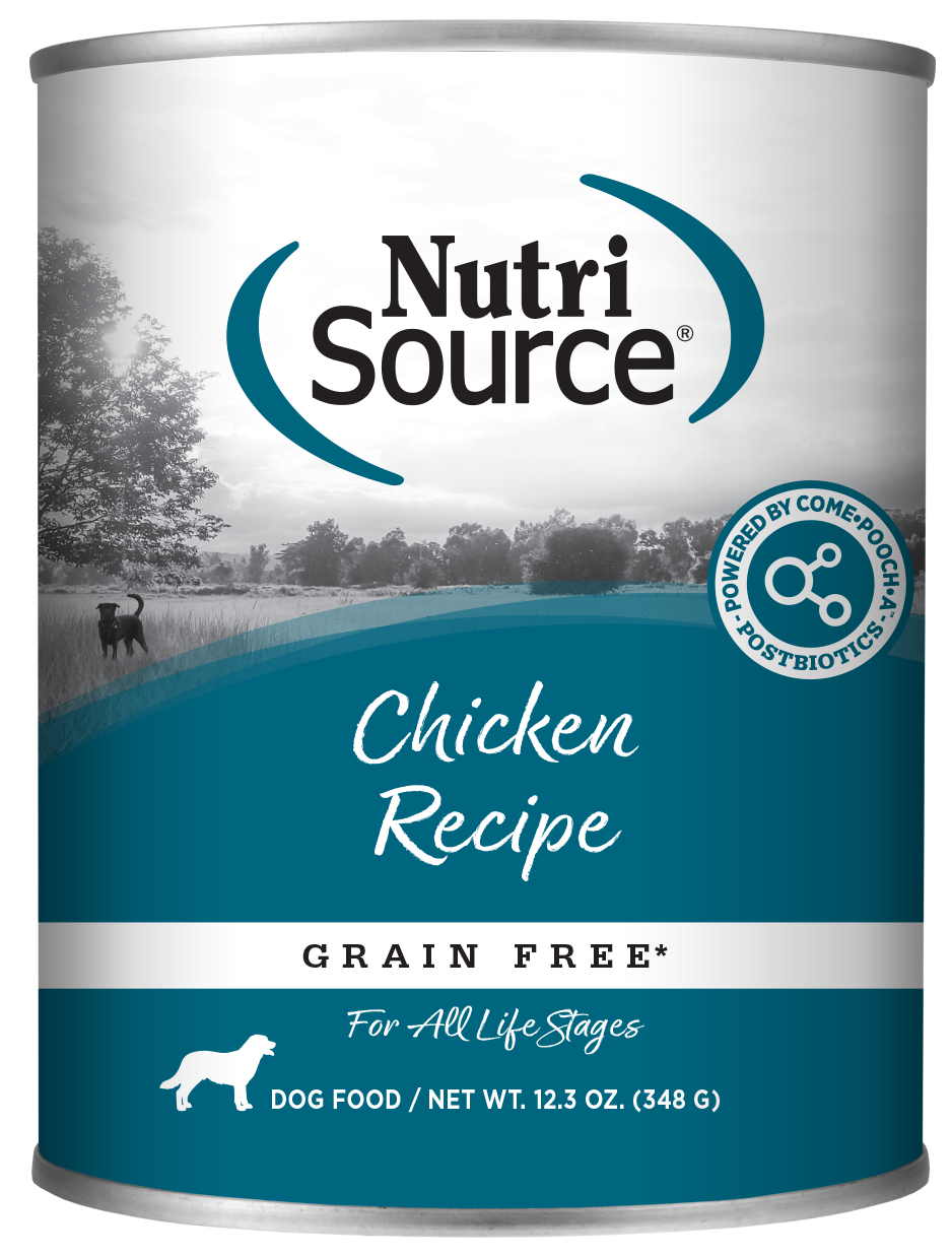 NutriSource Grain Free Chicken Recipe Canned Dog Food