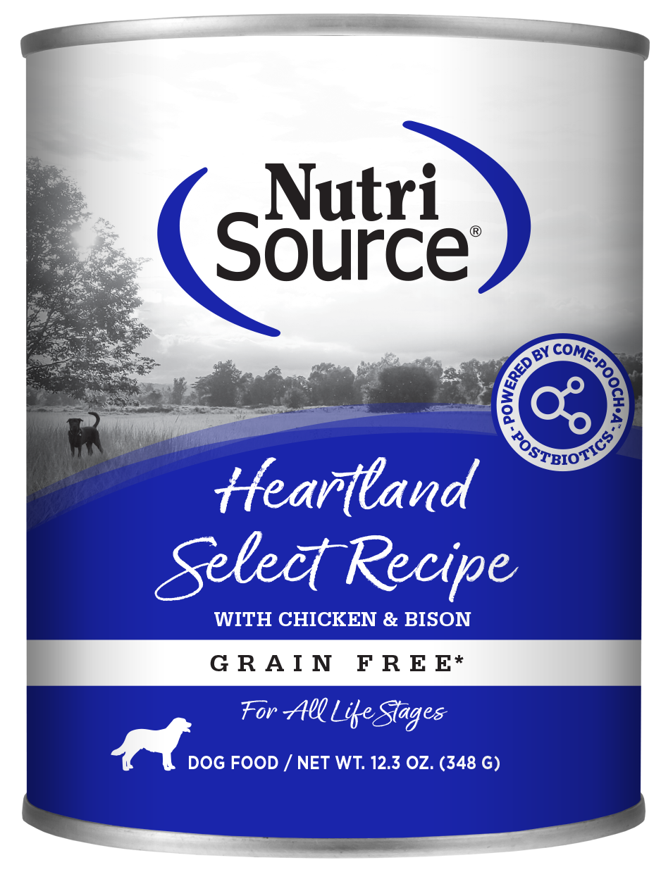 NutriSource Grain Free Heartland Select with Chicken &amp; Fish Canned Dog Food