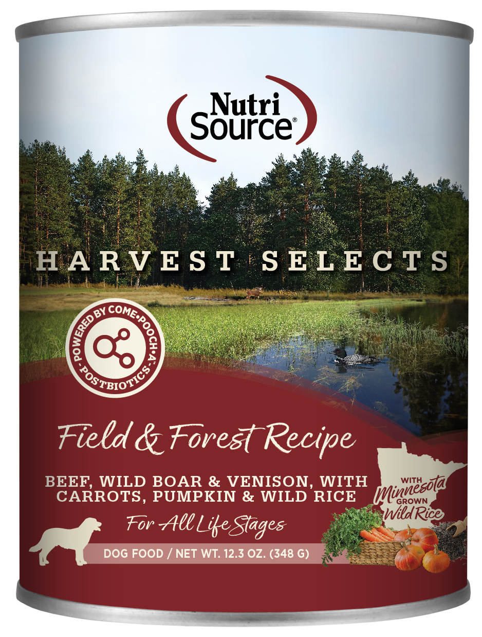 NutriSource Harvest Selects Field &amp; Forrest Canned Dog Food
