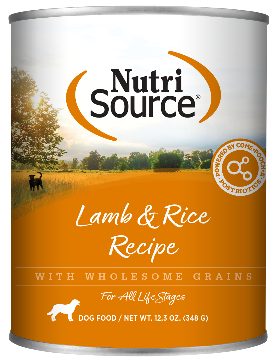 NutriSource Lamb &amp; Rice with Wholesome Grains Canned Dog Food