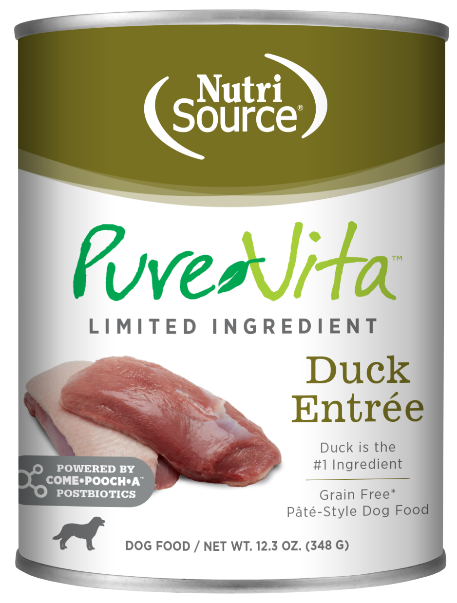 NutriSource PureVita Duck Canned Dog Food