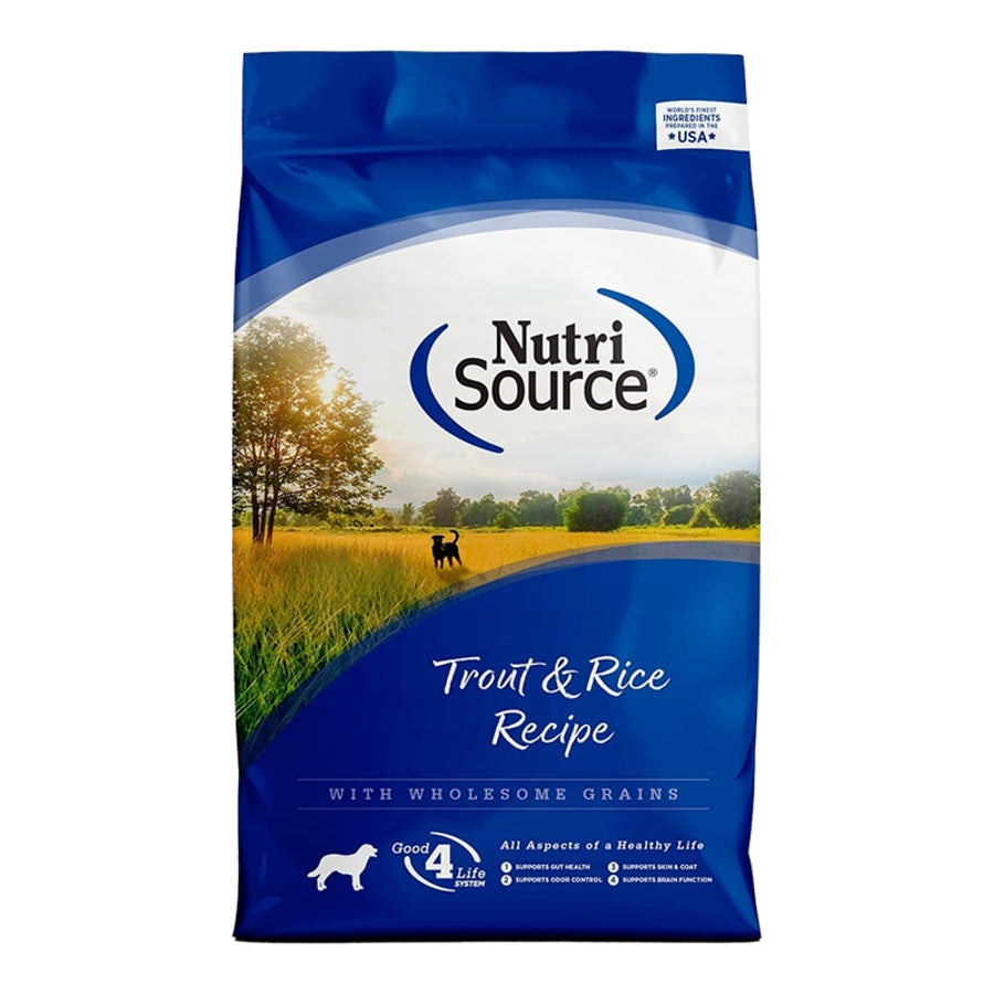 NutriSource Trout &amp; Rice with Wholesome Grains Dog Food