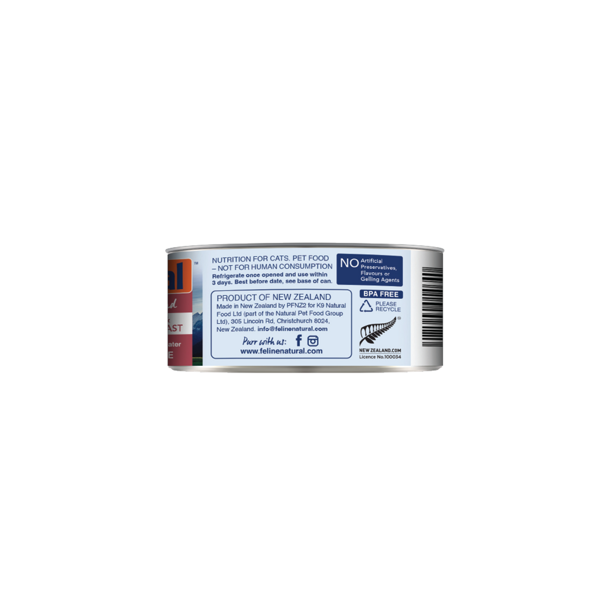 Feline Natural Grain Free Chicken &amp; Venison Feast Canned Cat Food