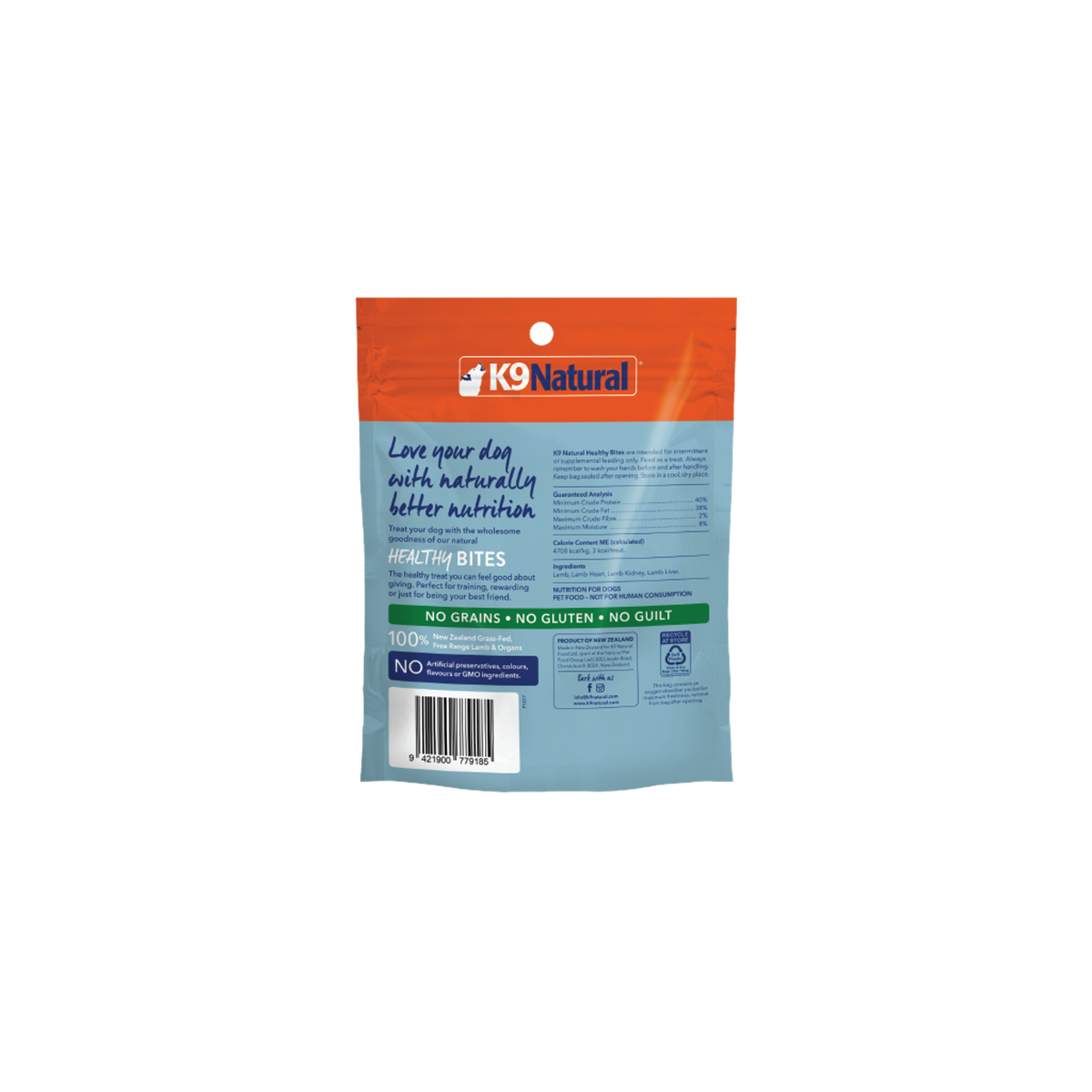 K9 Natural Healthy Bites Freeze-Dried Lamb Dog Treats