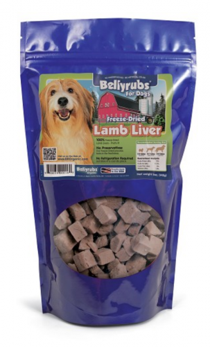BellyRubs Freeze-Dried Lamb Liver Dog Treats