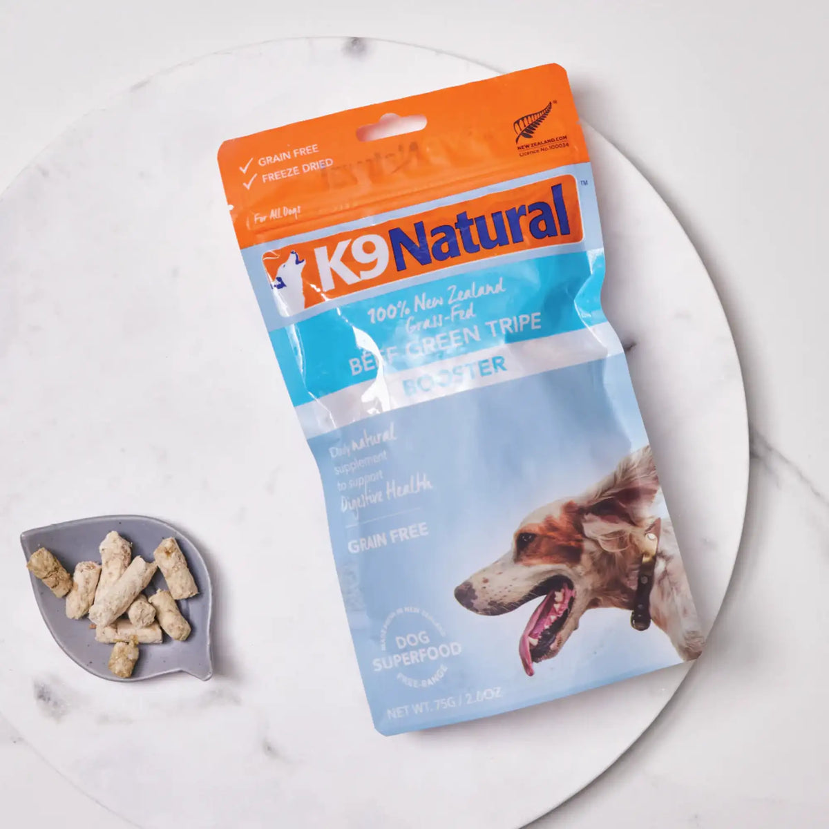 K9 Natural Freeze-Dried Booster Beef Green Tripe Dog Supplement