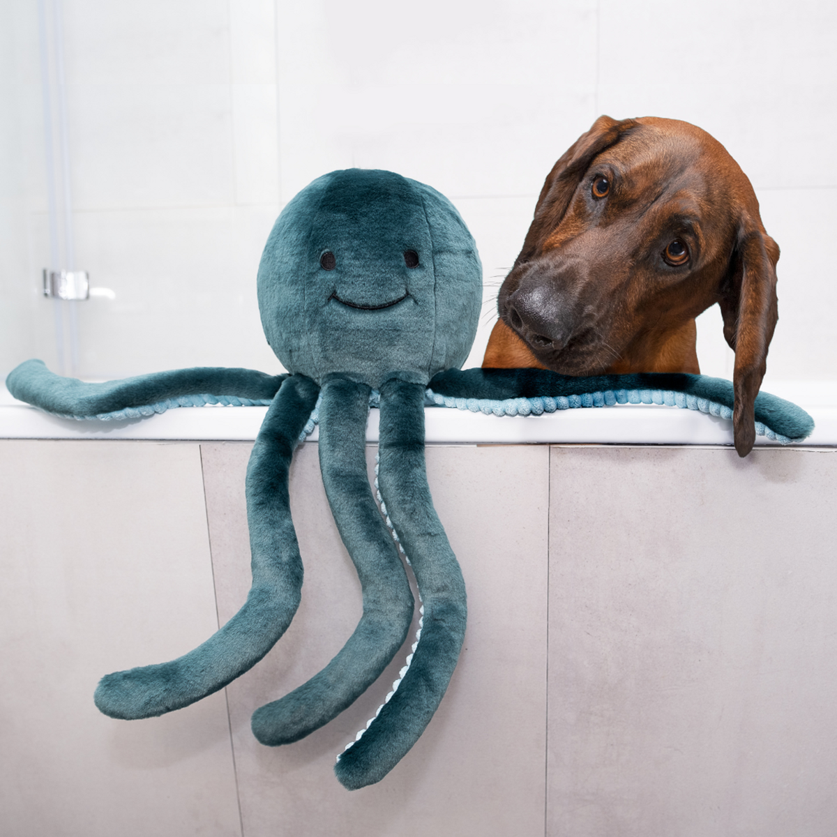 Fluff &amp; Tuff Stevie Octopus Dog Toy