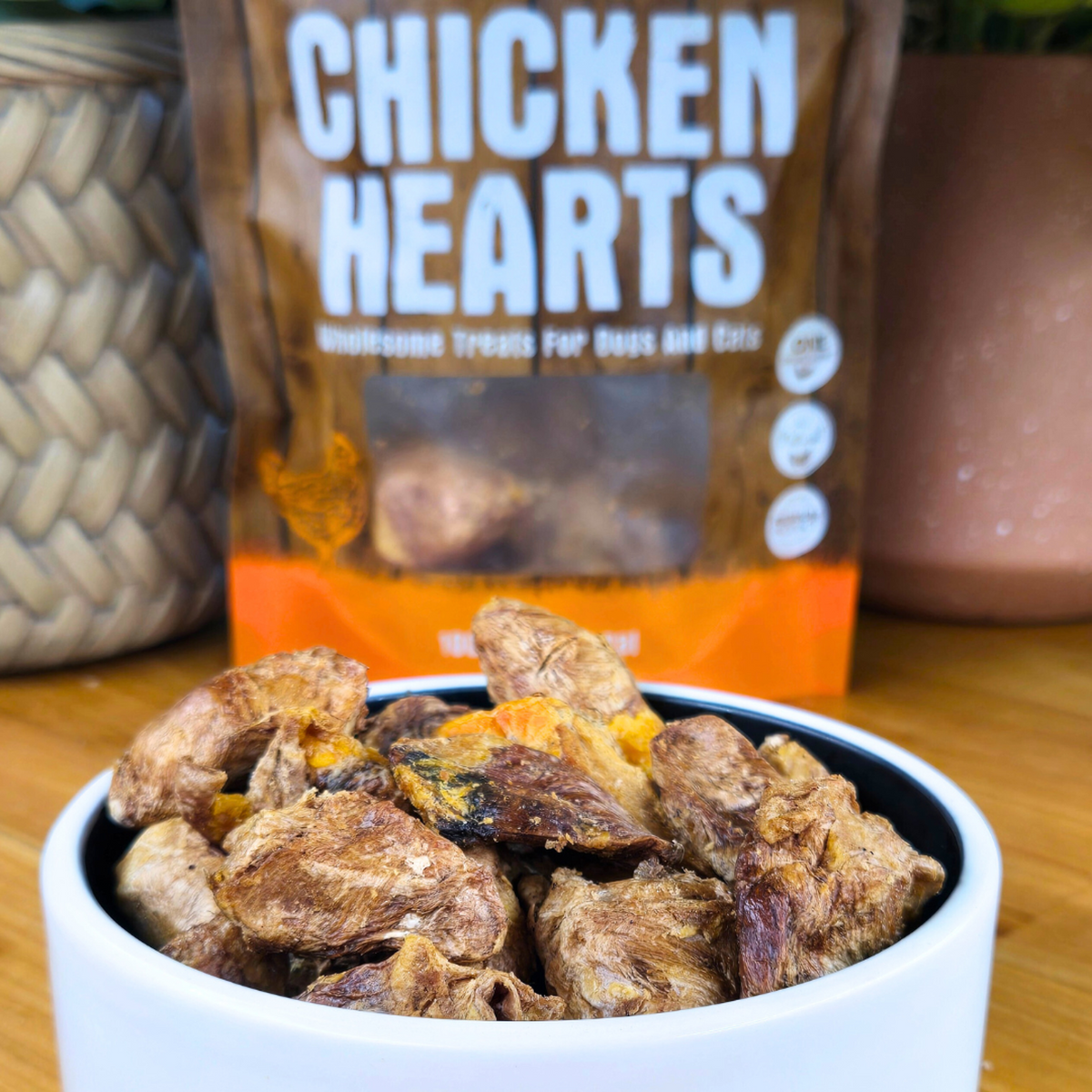 Shepherd Boy Farms Freeze-Dried Chicken Heart Dog & Cat Treats
