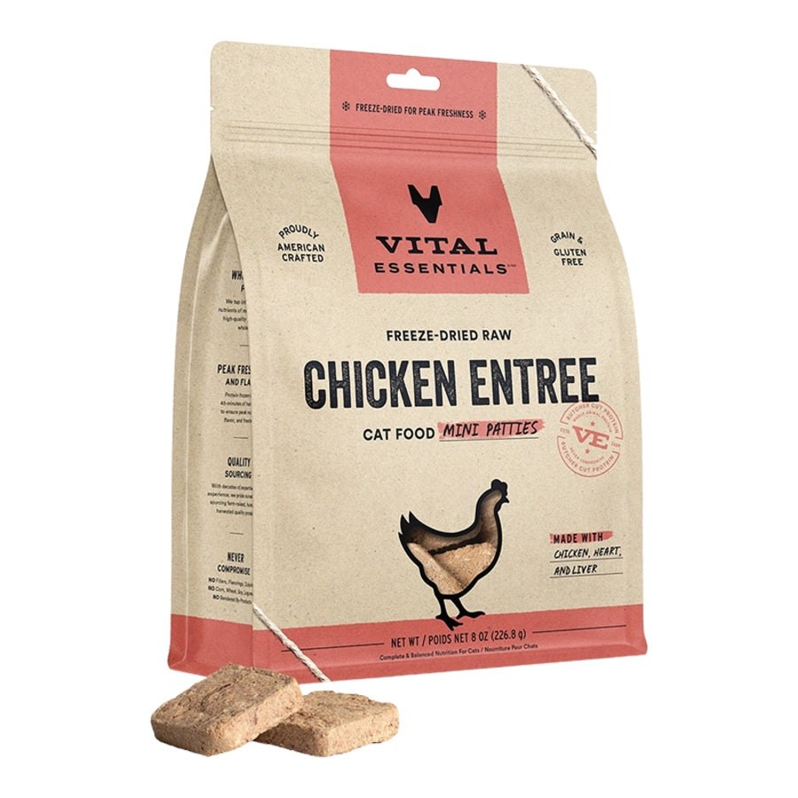 Vital Essentials Freeze-Dried Raw Chicken Cat Food
