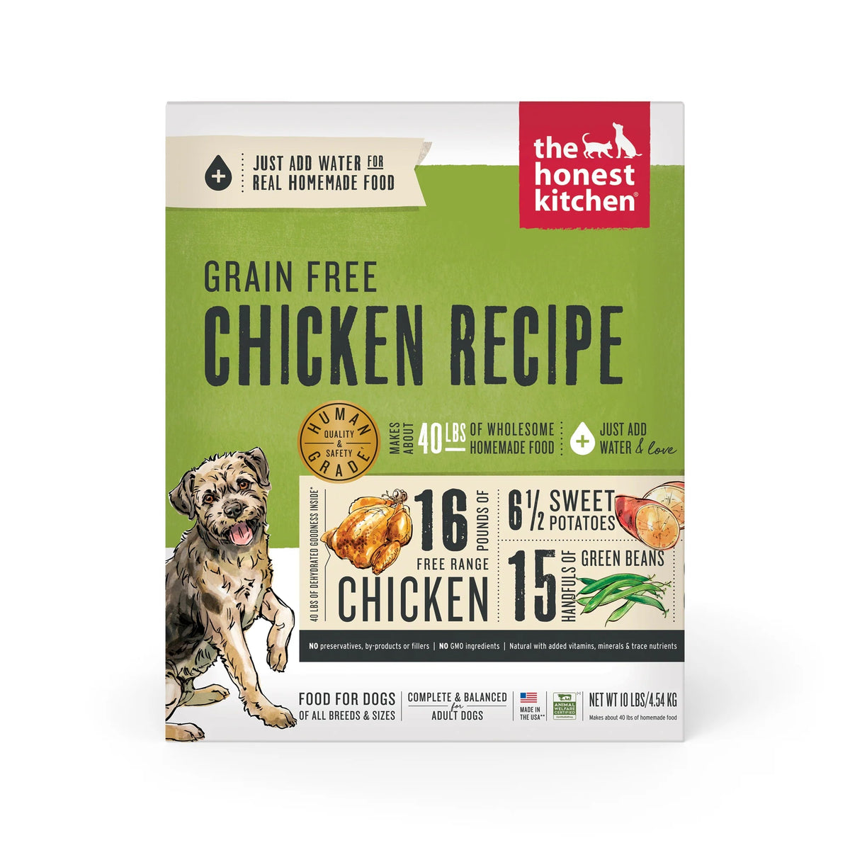 The Honest Kitchen Grain Free Dehydrated Chicken Dog Food