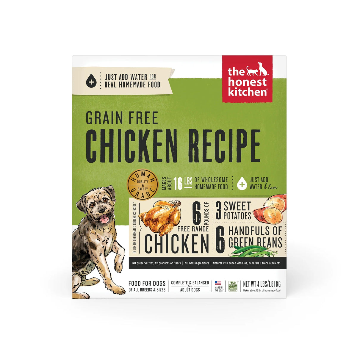 The Honest Kitchen Grain Free Dehydrated Chicken Dog Food