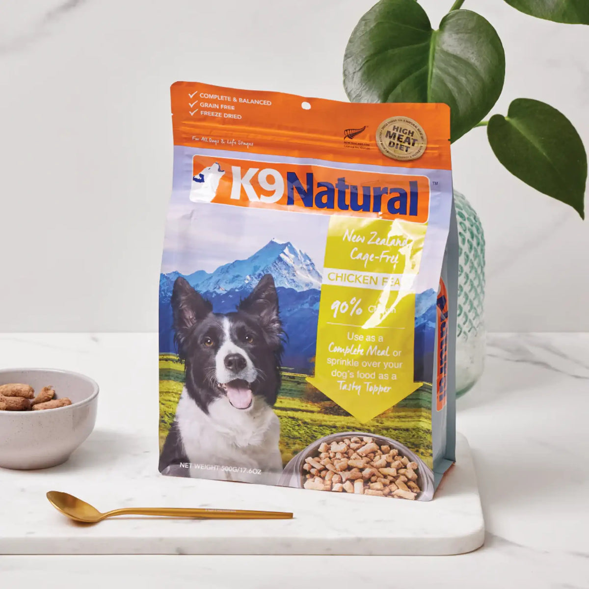 K9 Natural Freeze-Dried Chicken Feast Topper or Dog Food