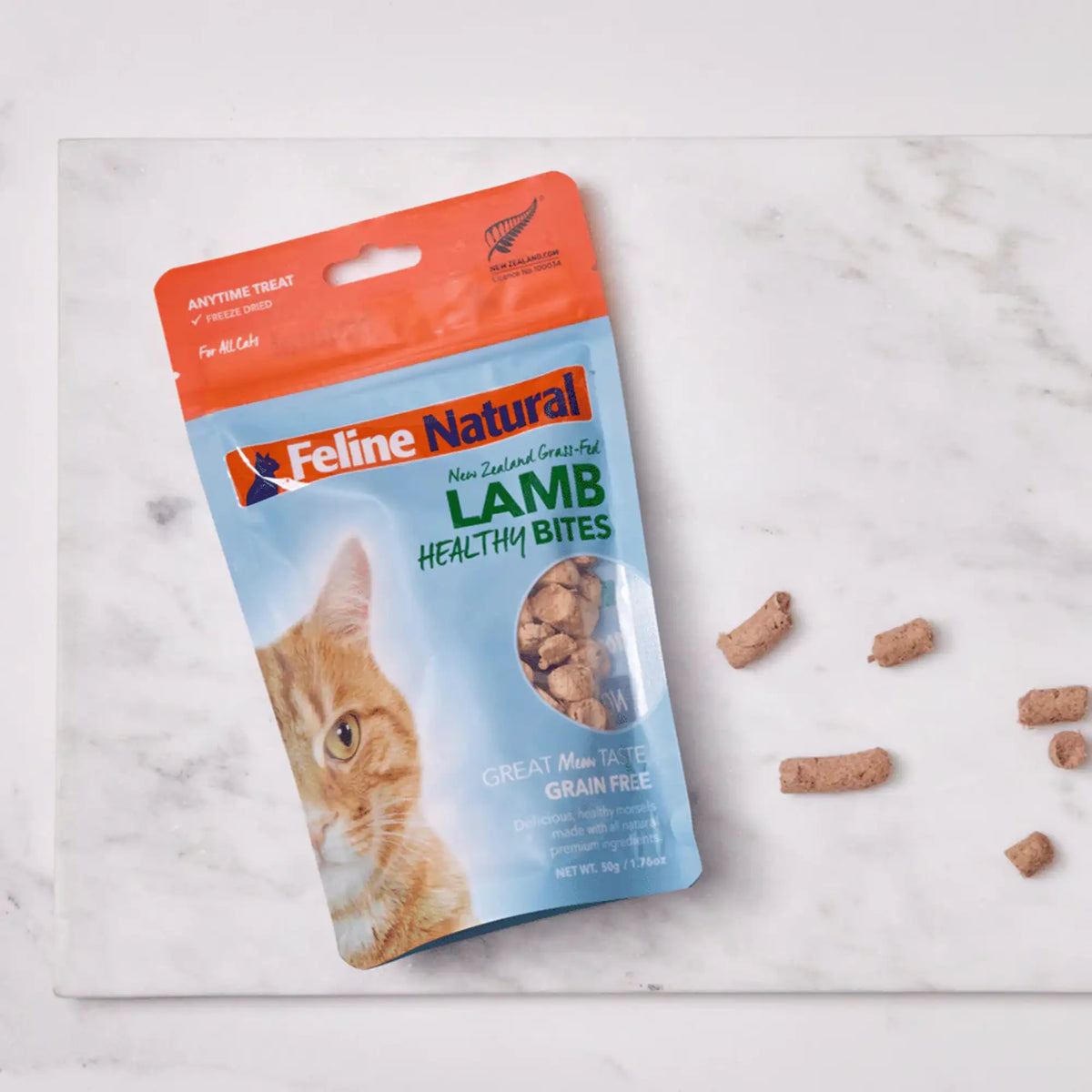 Feline Natural Freeze-Dried Healthy Bites Lamb Cat Treats