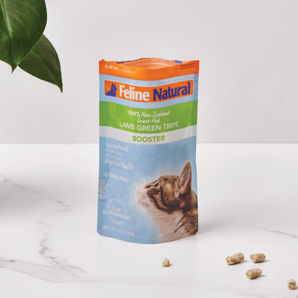 Feline Natural Freeze-Dried Booster Lamb Green Tripe Cat Supplement