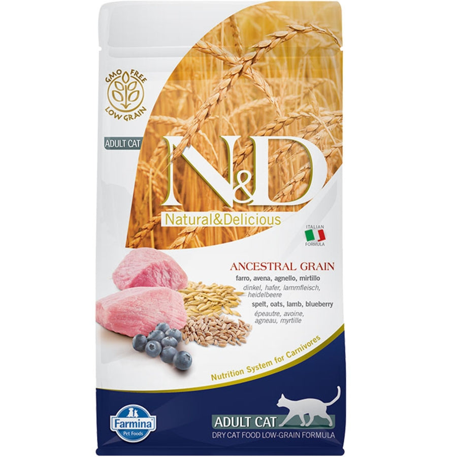 Farmina N&D Ancestral Grain Lamb & Blueberry Cat Food