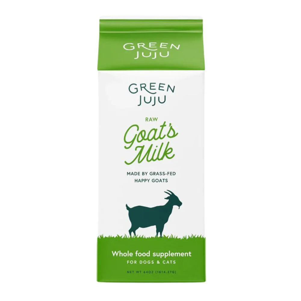 Green Juju Raw Goat&#39;s Milk Frozen Dog &amp; Cat Supplement