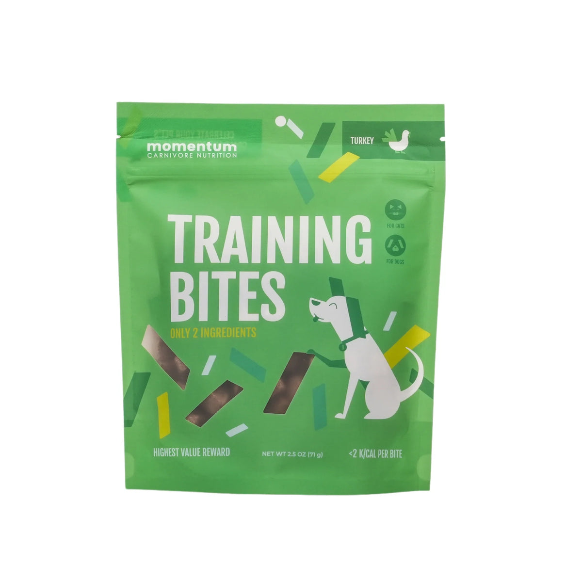 Momentum Carnivore Nutrition Freeze-Dried Raw Turkey Training Bites Dog Treats