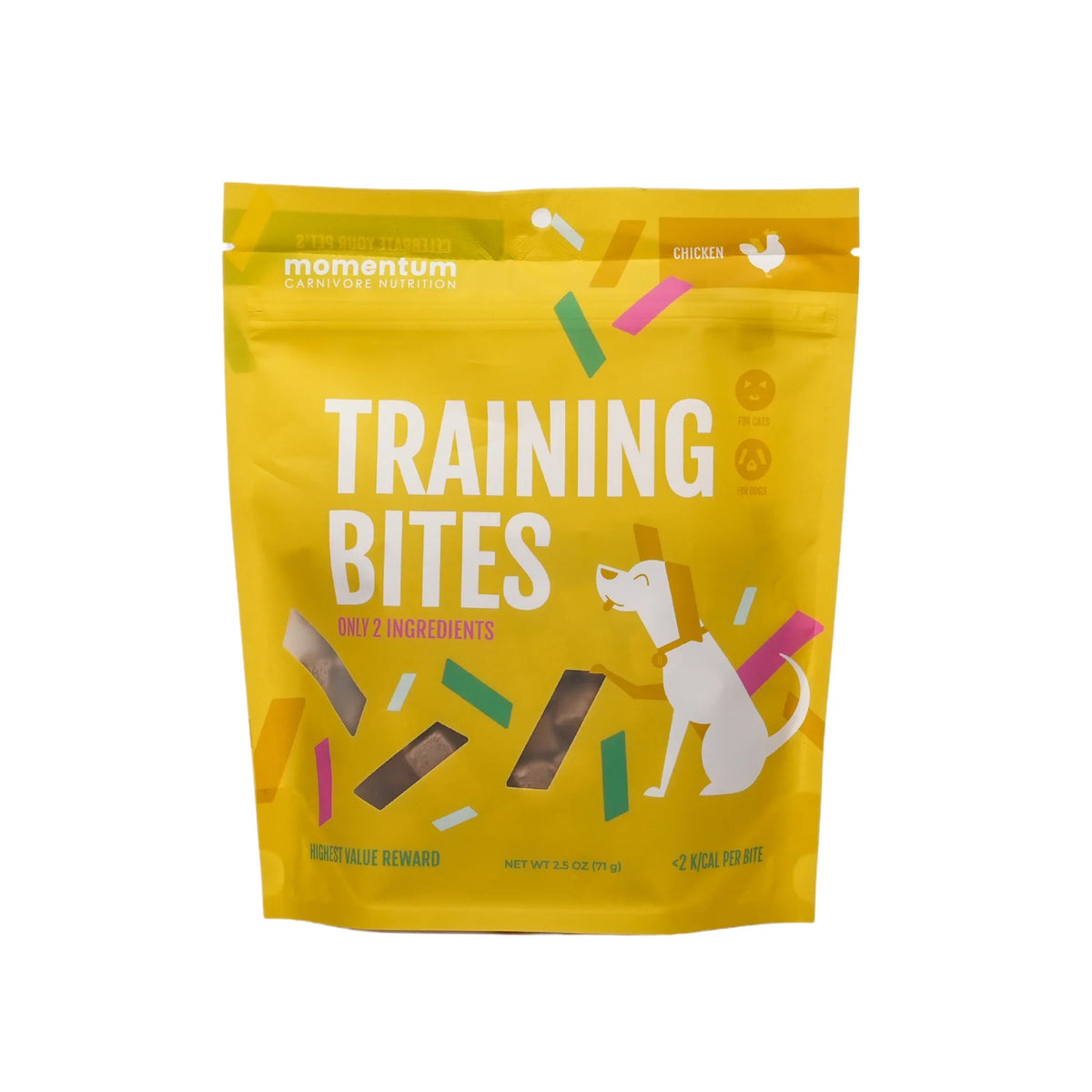 Momentum Carnivore Nutrition Freeze-Dried Raw Chicken Training Bites Dog Treats