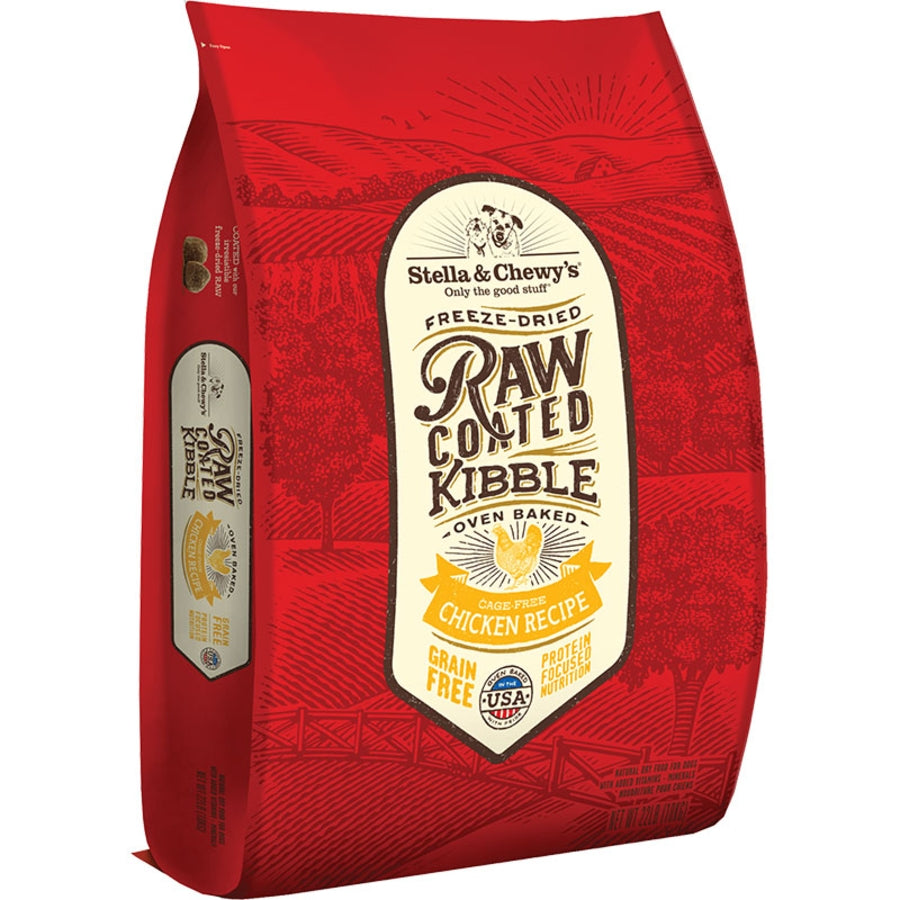 Stella &amp; Chewy&#39;s Raw Coated Grain Free Chicken Recipe Dog Food