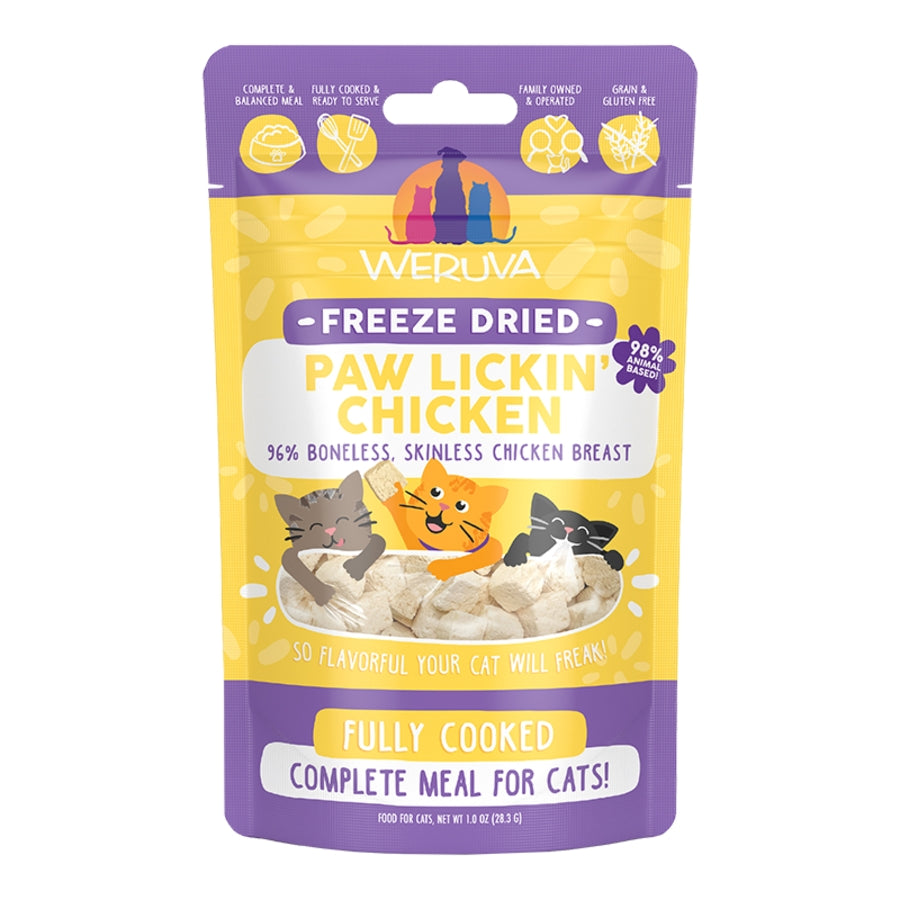 Weruva Freeze-Dried Paw Lickin&#39; Chicken Cat Food