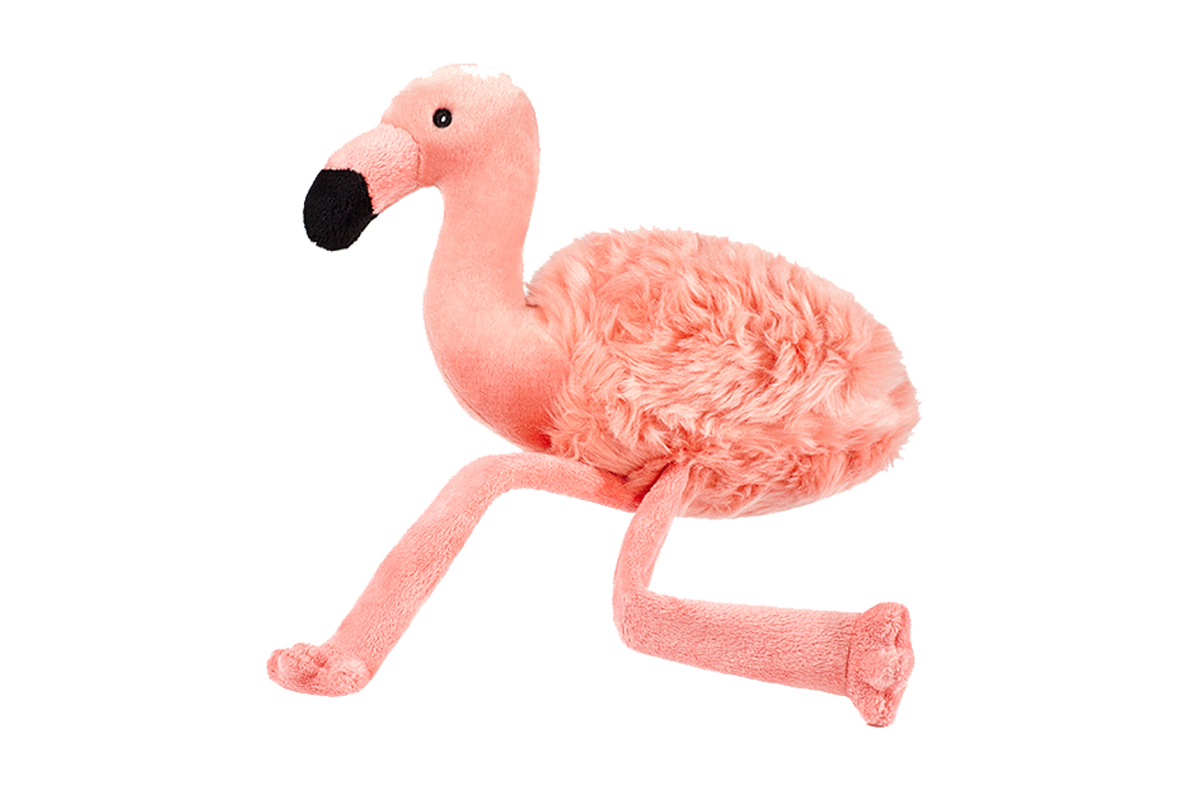 Fluff &amp; Tuff Lola Flamingo Dog Toy