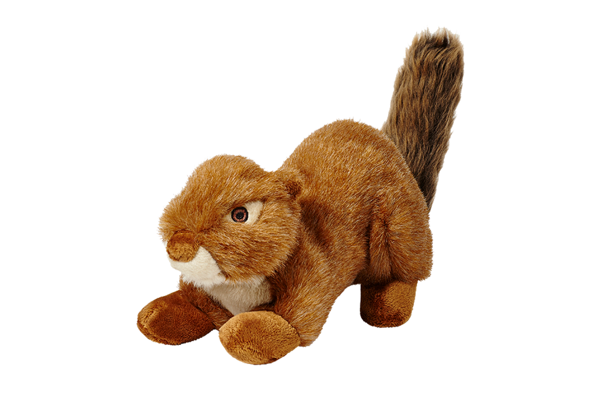 Fluff &amp; Tuff Red Squirrel Dog Toy