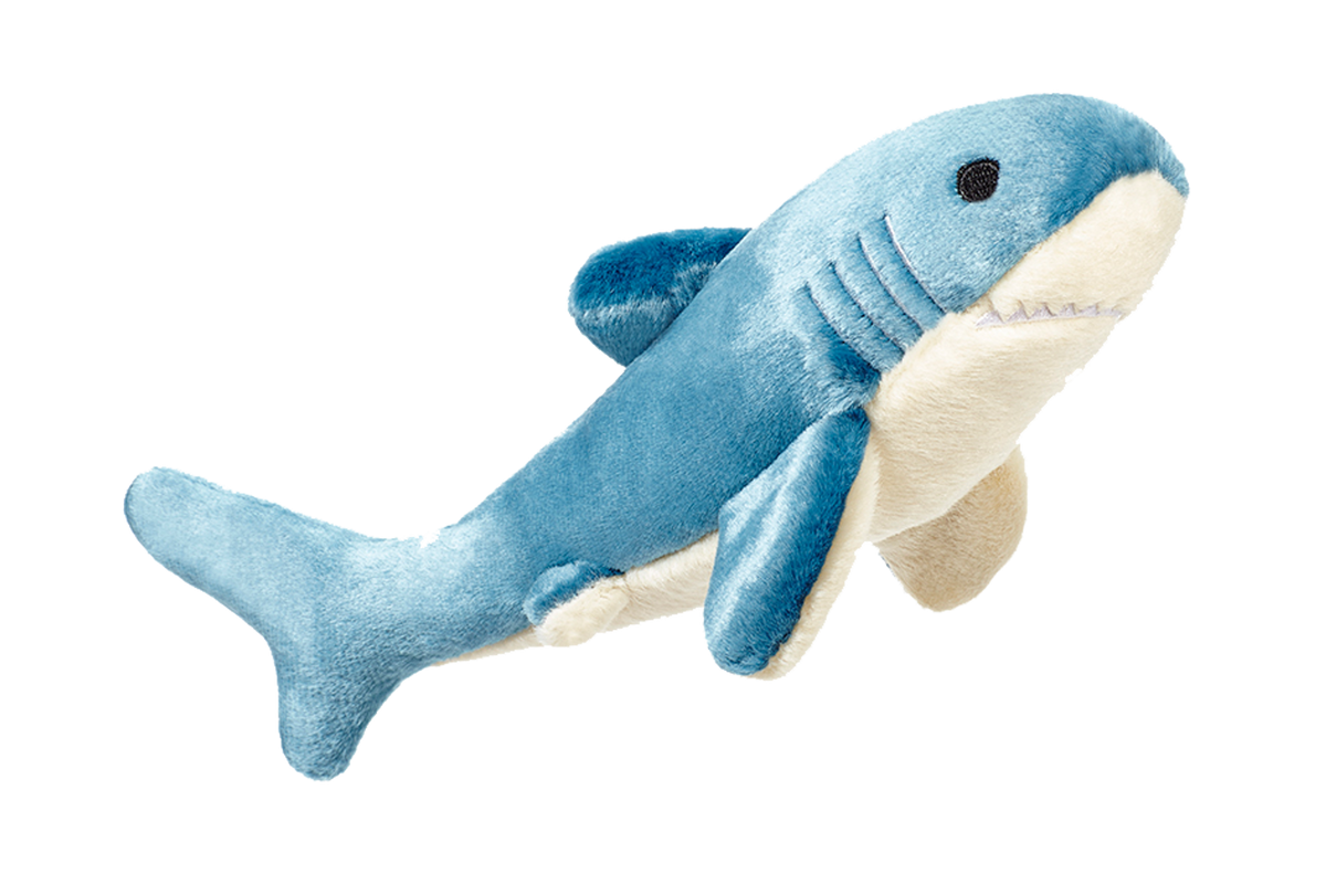 Fluff &amp; Tuff Tank Shark Dog Toy