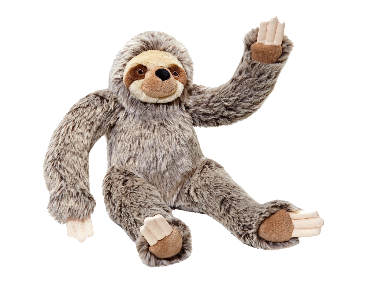 Fluff &amp; Tuff Tico Sloth Dog Toy