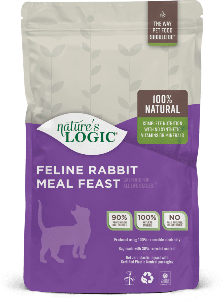 Nature&#39;s Logic Feline Rabbit Meal Feast Cat Food