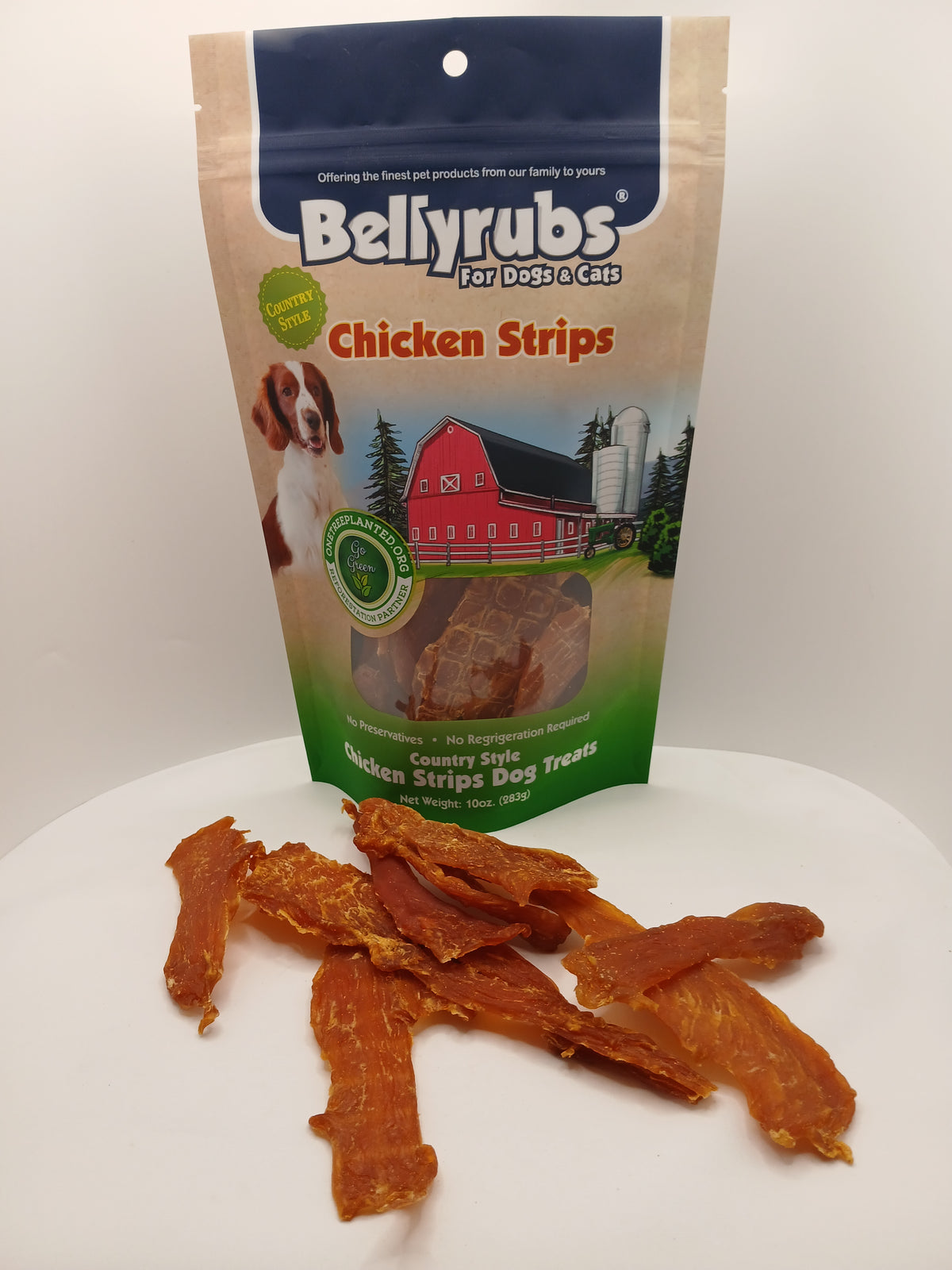 BellyRubs Country Style Chicken Strips Dog Treats