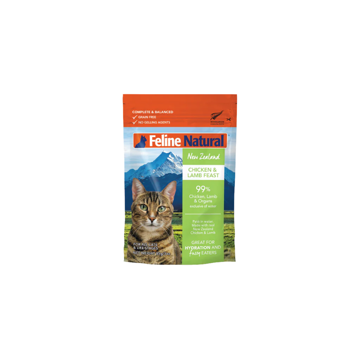 Feline Natural Grain Free Variety Box Cat Food Pouch