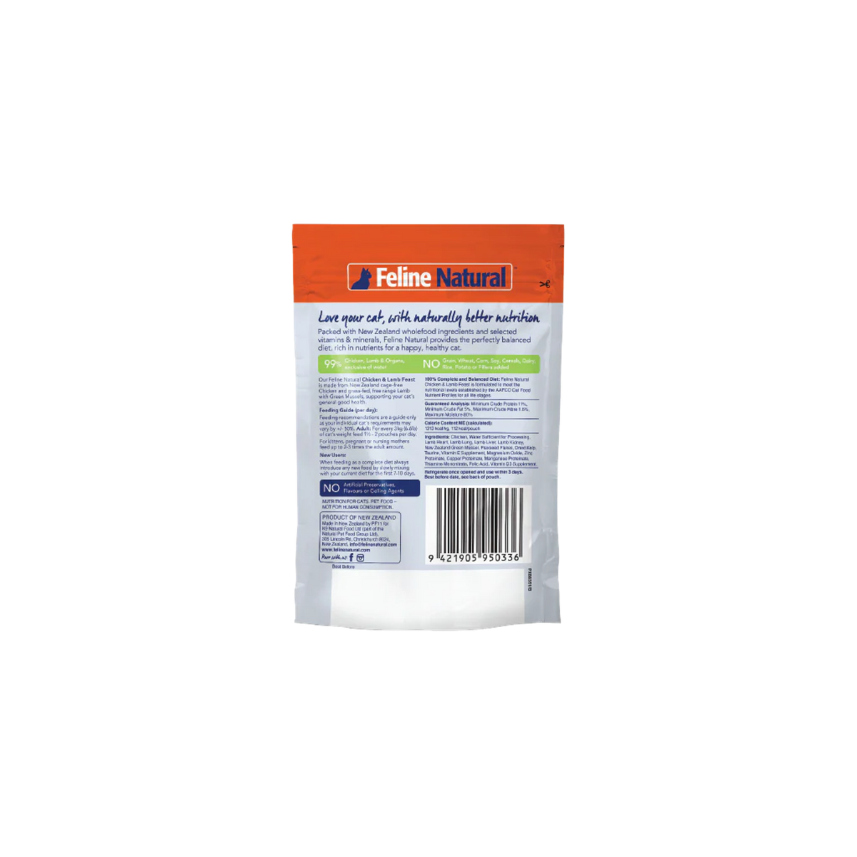 Feline Natural Grain Free Variety Box Cat Food Pouch