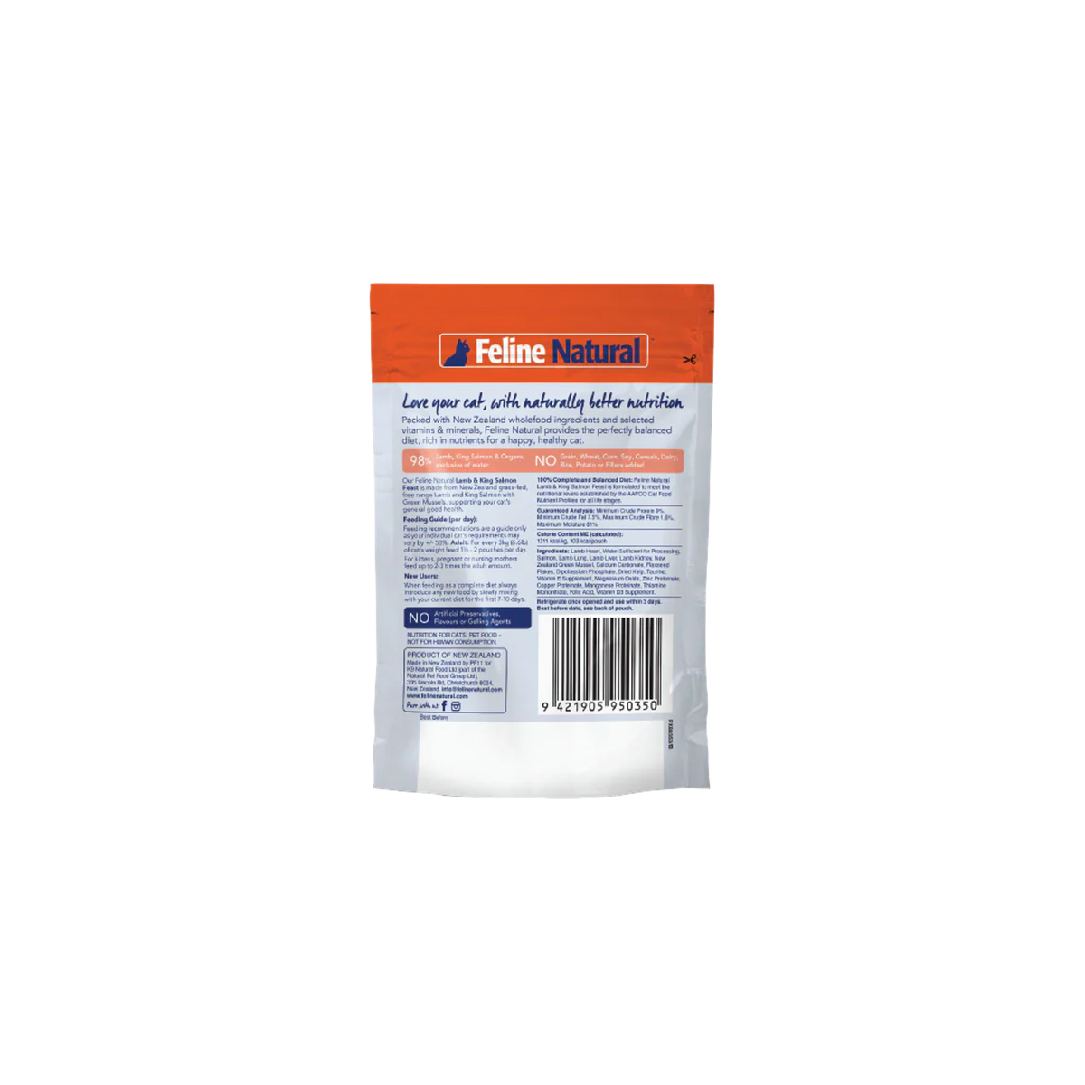 Feline Natural Grain Free Variety Box Cat Food Pouch