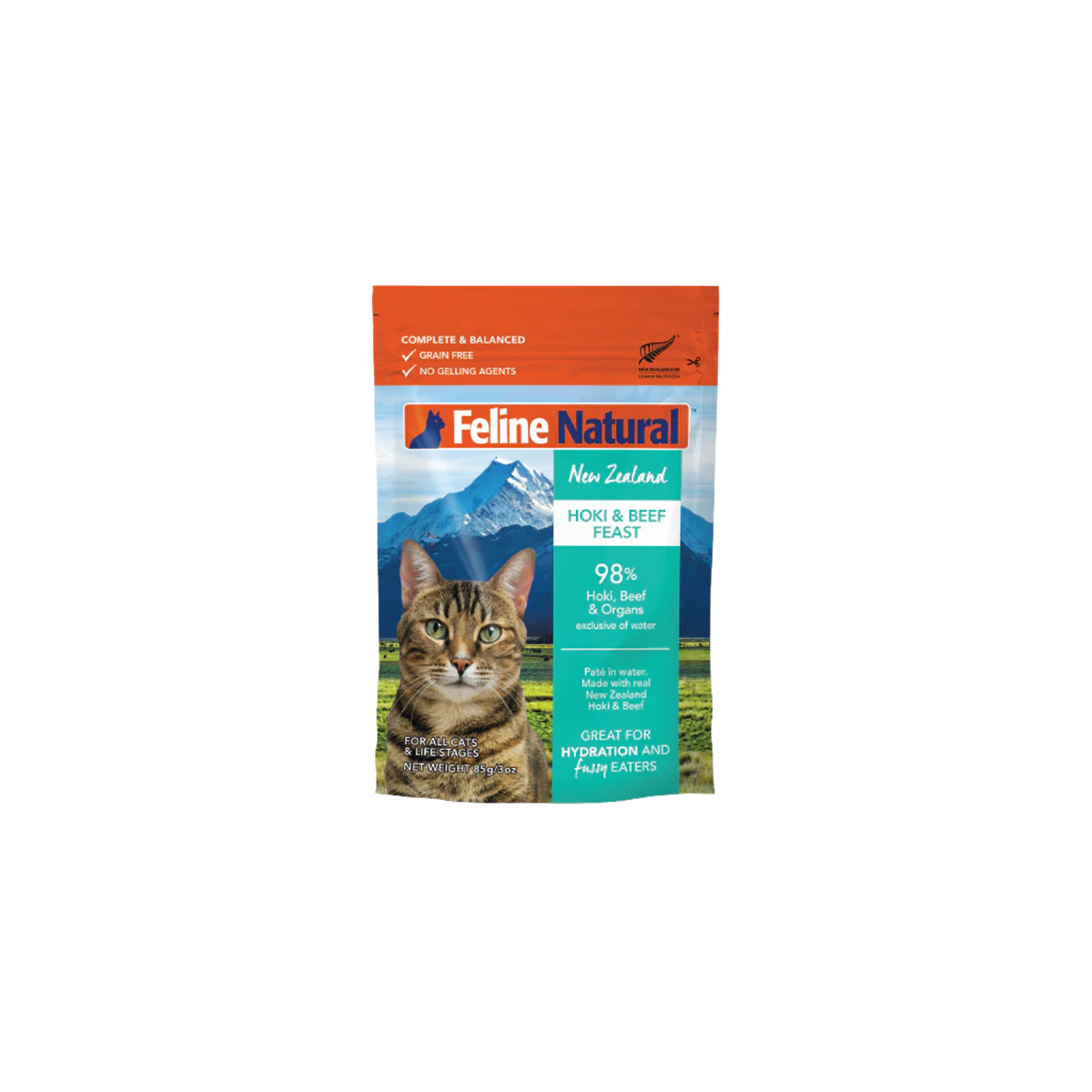 Feline Natural Grain Free Variety Box Cat Food Pouch