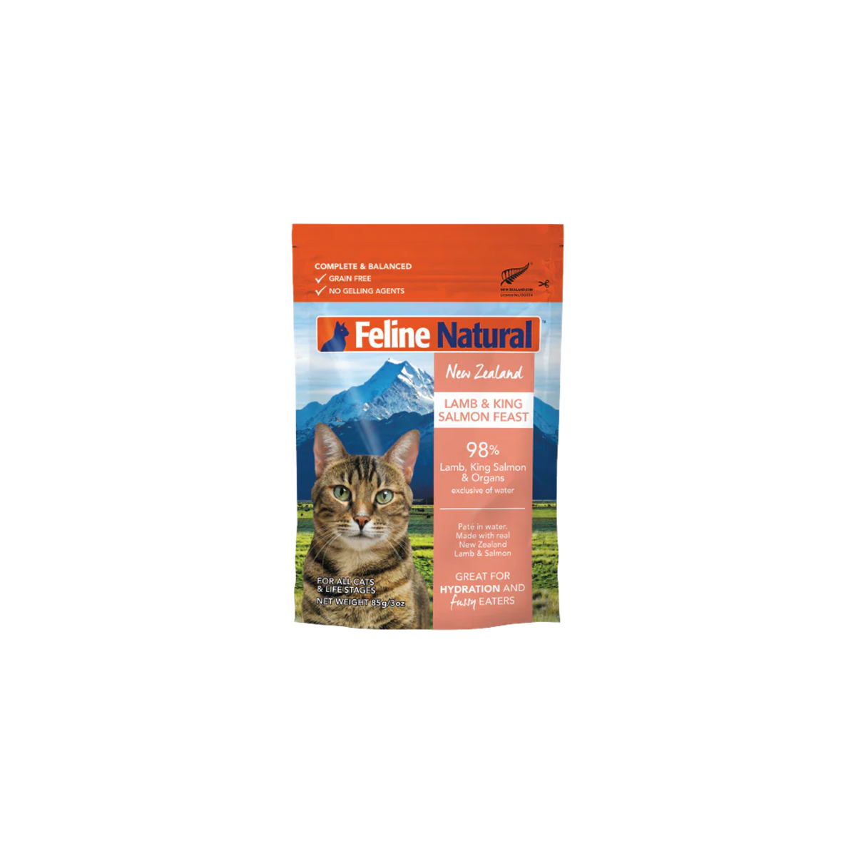 Feline Natural Grain Free Variety Box Cat Food Pouch