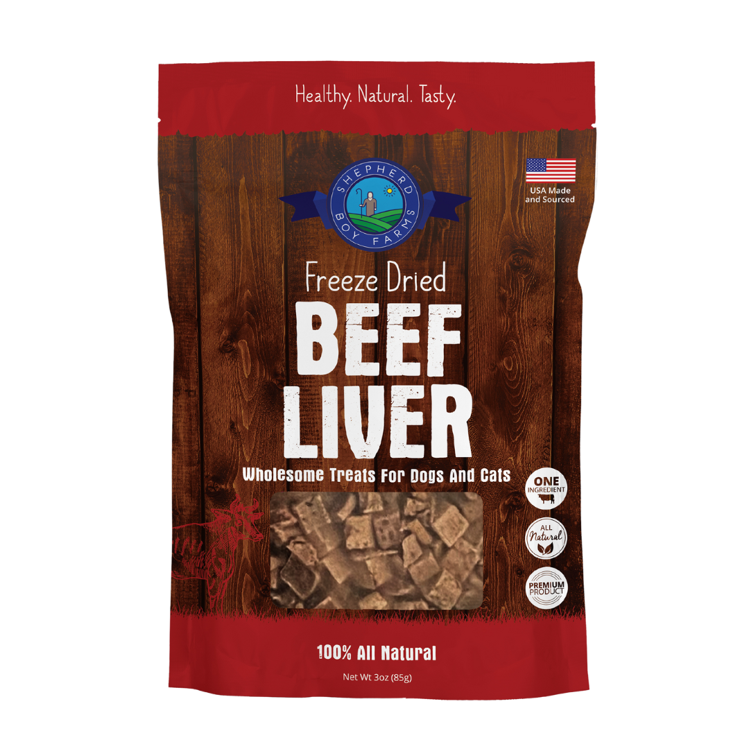 Shepherd Boy Farms Freeze-Dried Beef Liver Dog & Cat Treats