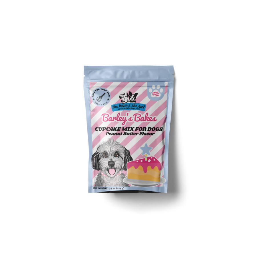 The Bear and The Rat Peanut Butter Cupcake Mix for Dogs