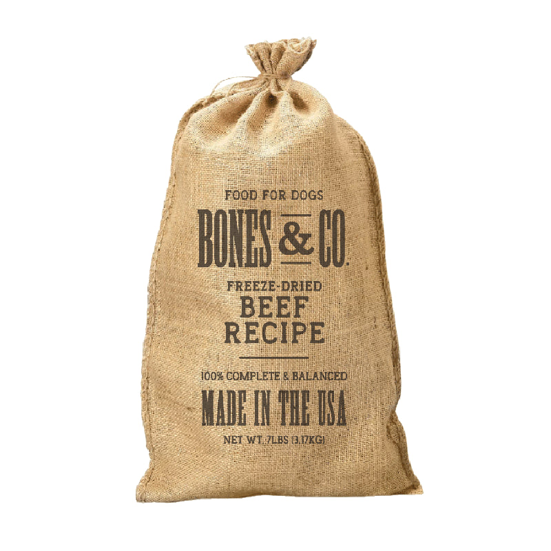 The Bones &amp; Co Freeze-Dried Raw Barkin&#39; Beef Dog Food